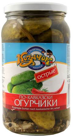 KAZ Pickled cucumbers n.Kaukas. Art/spicy 860ml