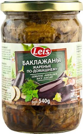 Leis Home-style fried aubergines 540g
