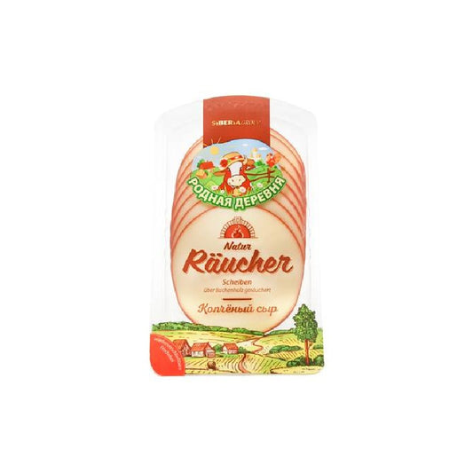 Native Village Sliced Cheese "Smoked" 45% Fat, 160g