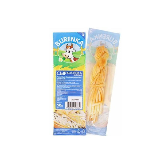 Burenka Smoked Kosiczka Pigtail Cheese 27% Fat, 50g