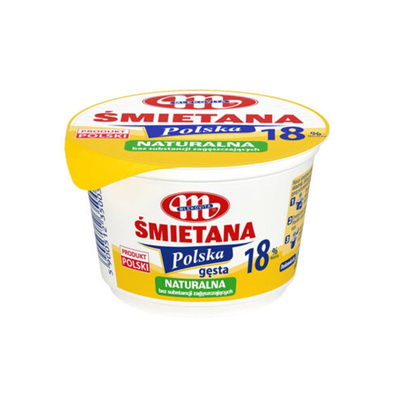 MLEKOVITA Polish Sour Cream 18%, 200g