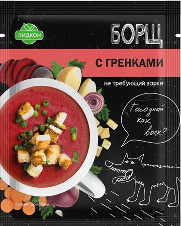 Lidkon borscht with croutons 20g