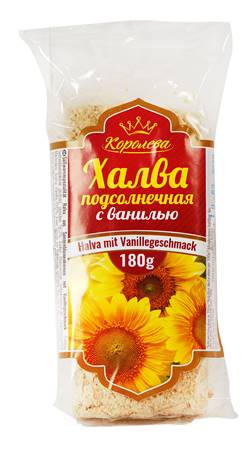 Korolewa Halva Sunflower Seeds Vanilla 180g