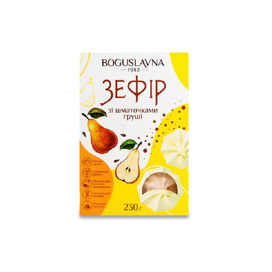 Boguslavna Zephyr with Pear Slices, 230g