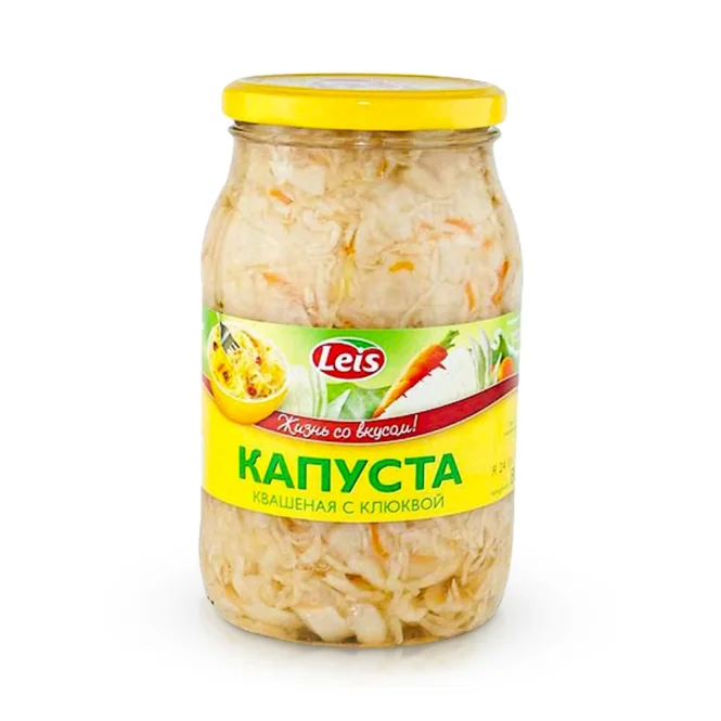 Sauerkraut with cranberries 900g Leis