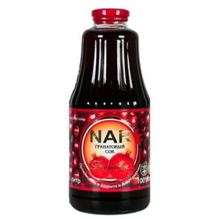 NAR Pomegranate Premium Juice 100% 1 L
