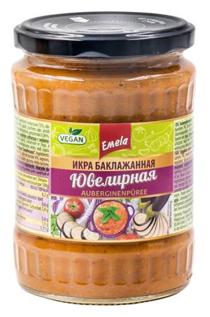 Emela Aubergine Puree "Juvelirnaja" 580 ml