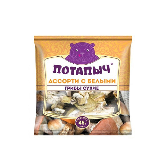 Potapych Assorted Assorted with Porcini Mushrooms, 45g