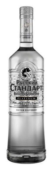 Vodka Russian Standard Platinum 0,50 Litros 40º (R) 0.5L