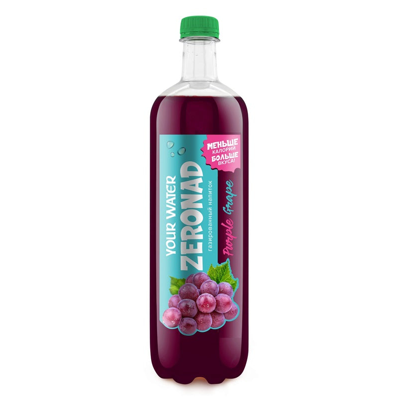 "Zeronade" Drink Carbonated Grape Flavor, 1.0L