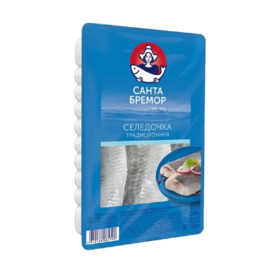 Herring fillet "Santa Bremor" "Traditional" in Oil, 500g