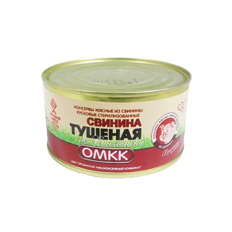 OMKK Smolensk Canned Pork Stew, 325g