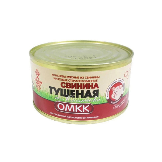 OMKK Smolensk Canned Pork Stew, 325g
