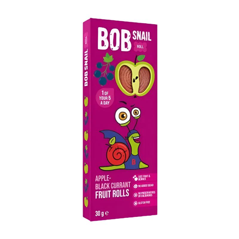 Bob Snail Natural Sweets Rolls Apple-Black Currant, 30g