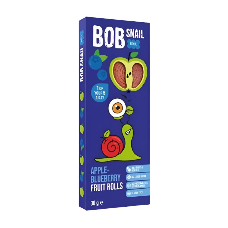 Bob Snail Natural Sweets Rolls Apple-Blueberry, 30g