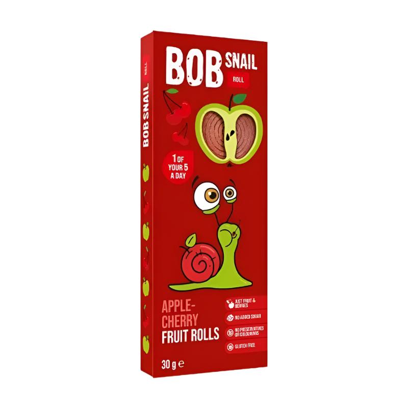 Bob Snail Natural Sweets Rolls Apple-Cherry, 30g