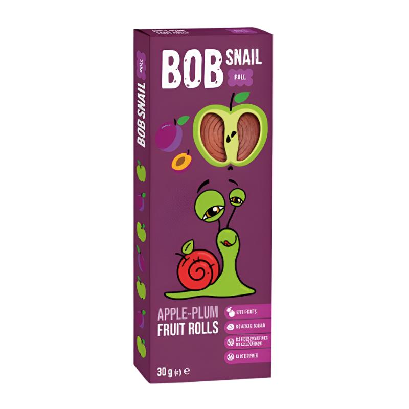 Bob Snail Natural Sweets Rolls Apple-Plum, 30g