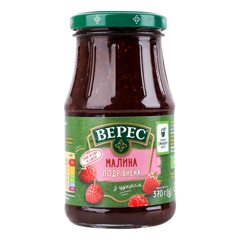 Veres Jam Raspberry 370g