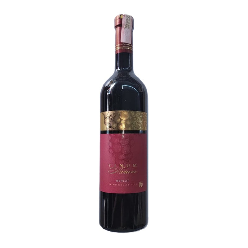 Georgian VINUM Merlot Red Semi-Dry Wine 13%, 0.75L