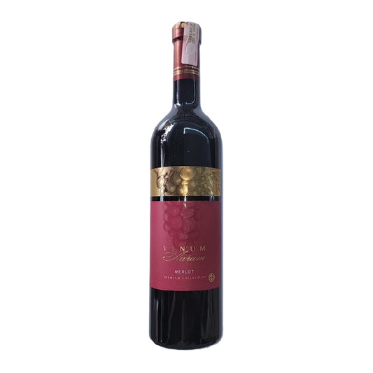 Georgian VINUM Merlot Red Semi-Dry Wine 13%, 0.75L
