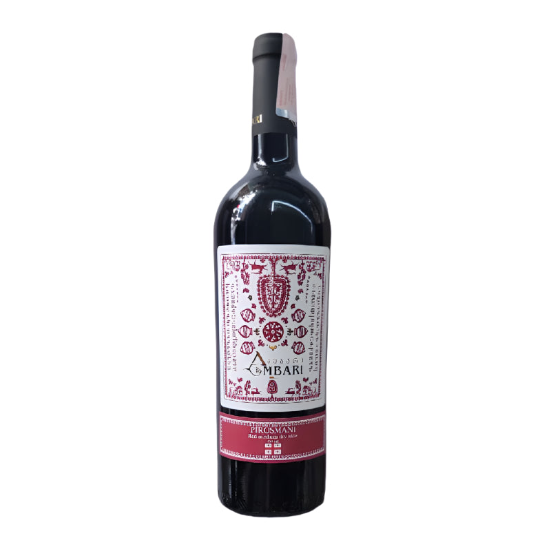 Georgian AMBARI Pirosmani Red Semi-Dry Wine, 0.75L