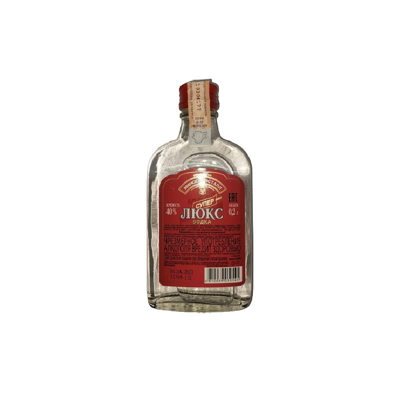 Vodka Kryshtal Super-Lux 40% 0.2L