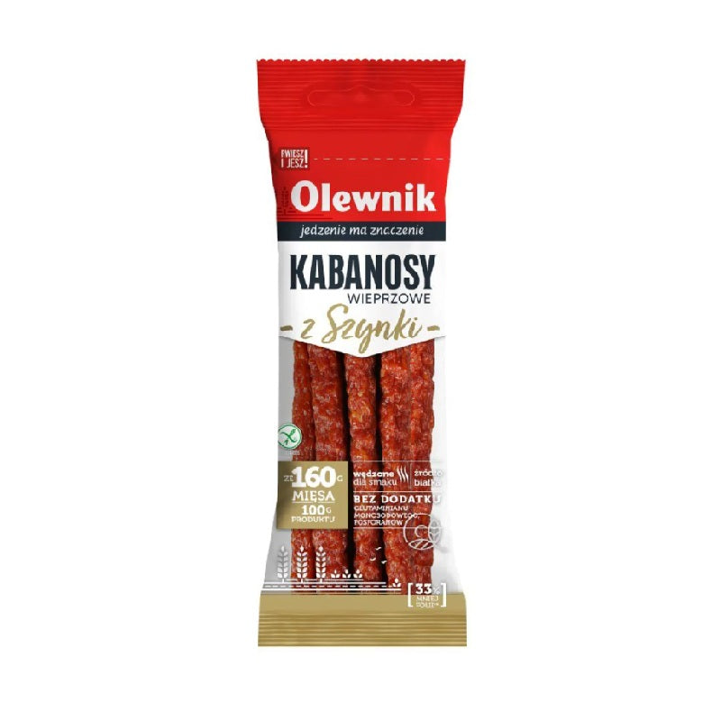 Olewnik Pork Kabanos Sausages, 105g
