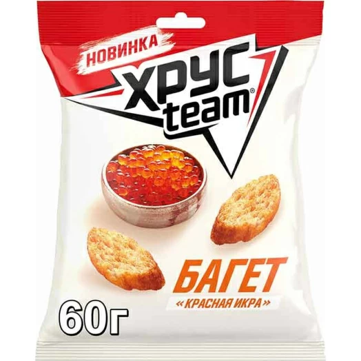 Air croutons 60g with red caviar flavor