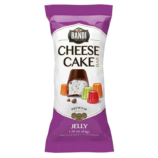 Cheesecake BANDI FOODS with jelly pieces, 45g