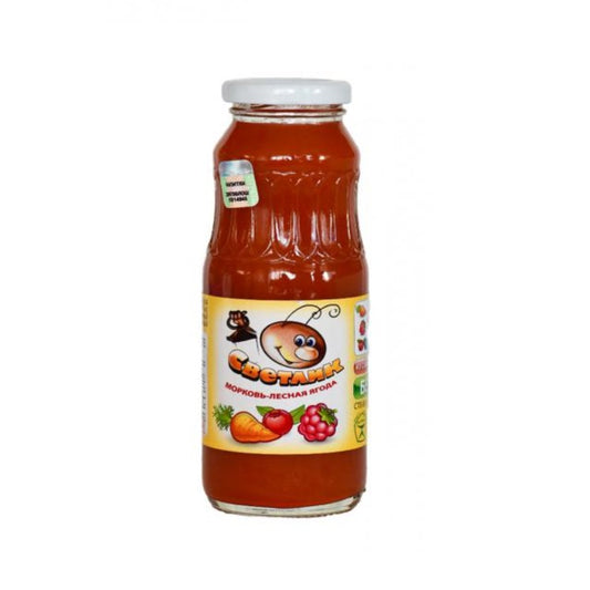 Carrot and Forest Berry Nectar with Pulp, 250ML