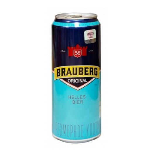 Beer "BRAUBERG ORIGINAL" (can) 4%, 0.45L