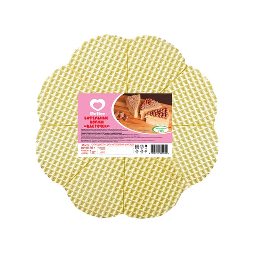 Delice Waffle Cakes Flower, 90g