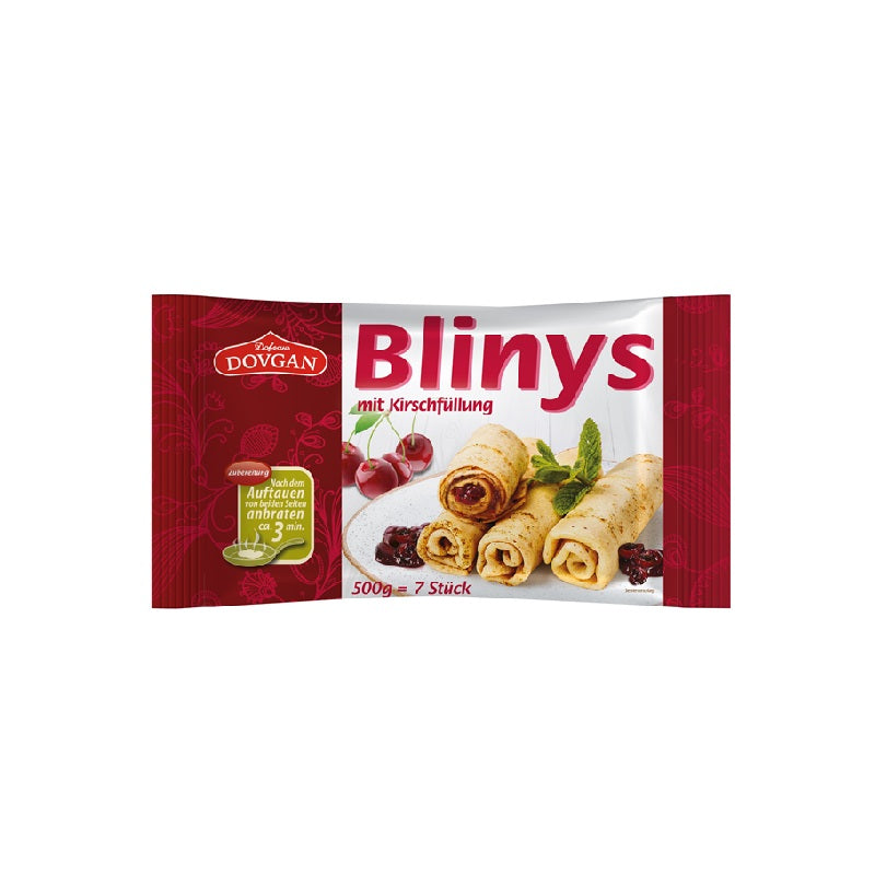 DOVGAN Pancakes with Cherry Filling, 500g