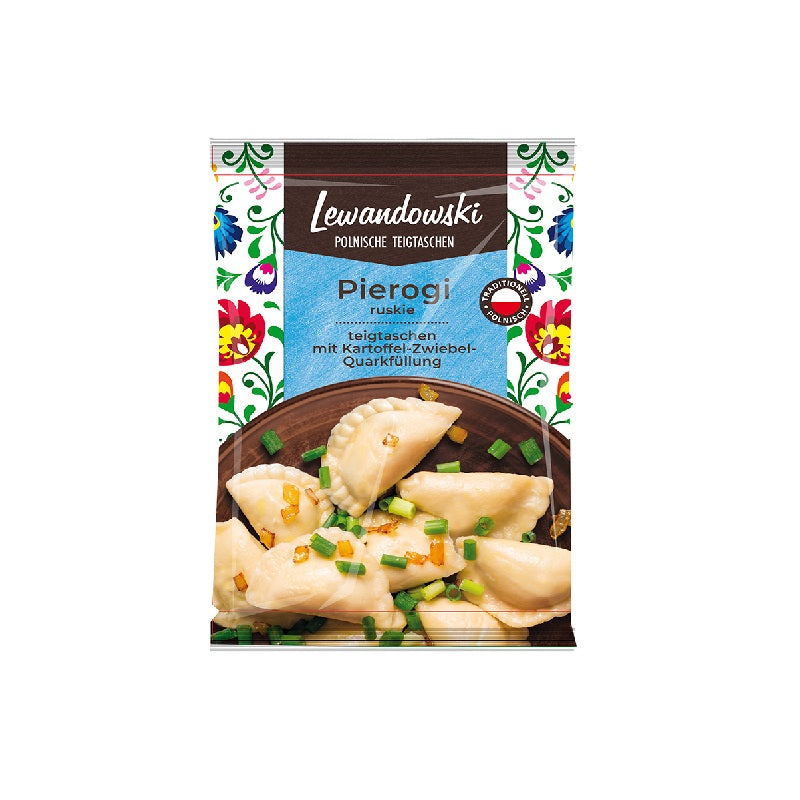 Lewandowski Pierogi Dumplings with Potato-Onion-Quark Filling, 500g