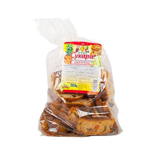 "Tea For Two" Toasted Bread with Raisins and Pineapple, 500g