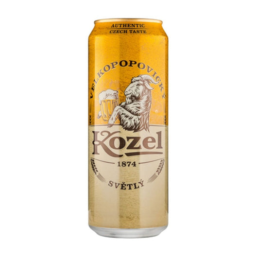 BEER Light beer Velkopopovicky Kozel Svetly 4%  0.45L