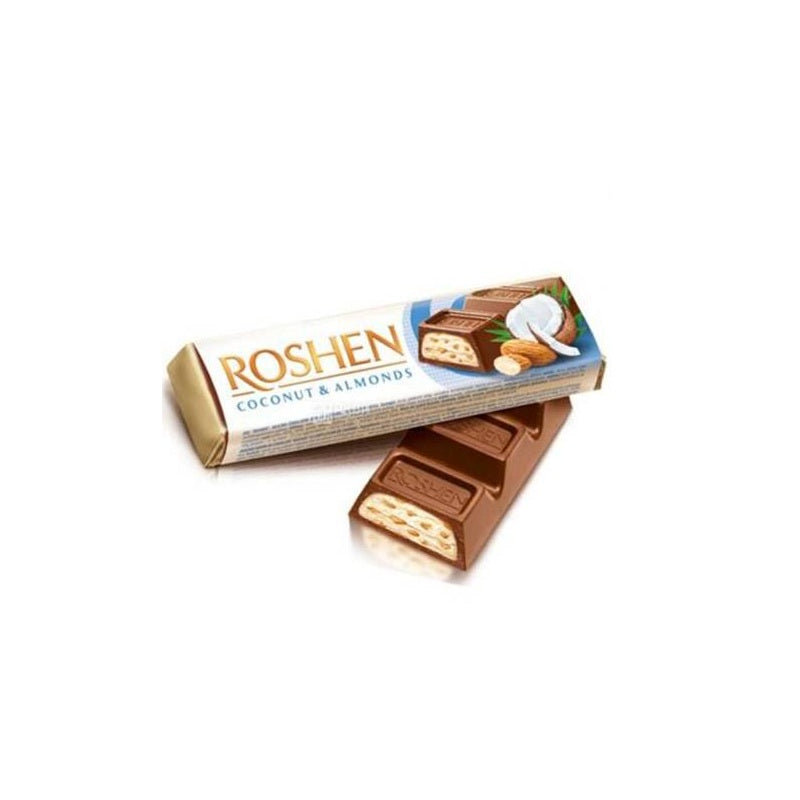 Roshen Almond Coconut Bar, 29g