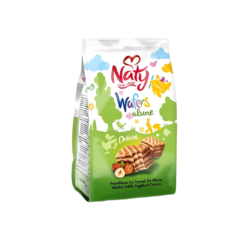 RO Naty Waffles with Hazelnut Cream, 140g