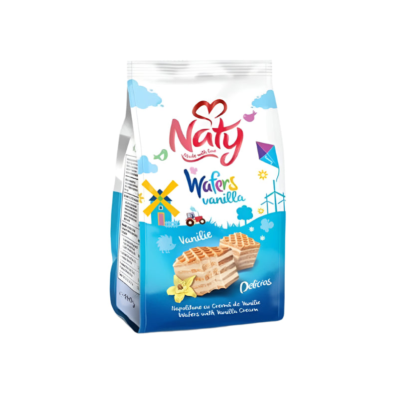 RO Naty Waffles with Vanilla Cream, 140g