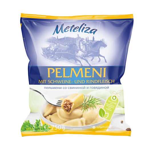 Meteliza Pelmeni with Pork and Beef Filling, 750g