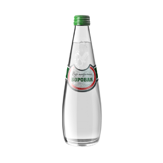 Drinking Mineral Water "Borovaya" Carbonated, 0.33L