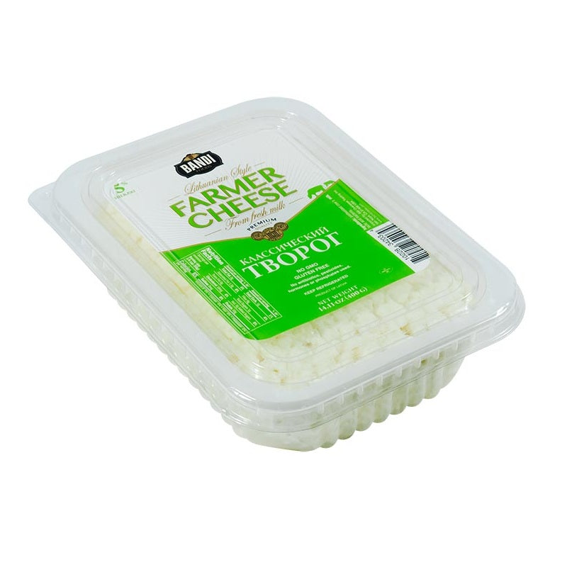 Lithuanian Farmers Cheese Tvorog 0.5%, 400g