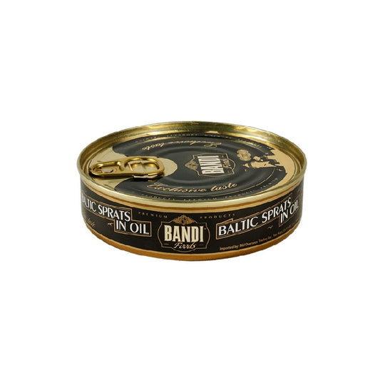 Smoked Baltic Sprats BANDI FOODS in Oil, easy opener, 160g