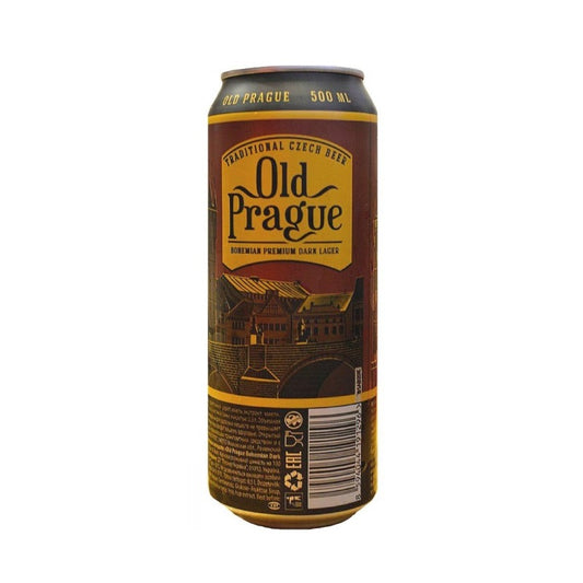 Old Prague Bohemian Dark Lager Beer Dark Filtered 4.4%, 0.5L