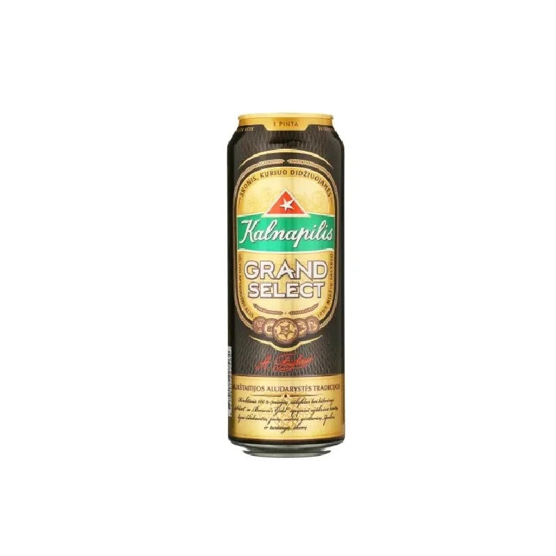 Beer Kalnapilisgrand Select 5.4% 0.568L (can)