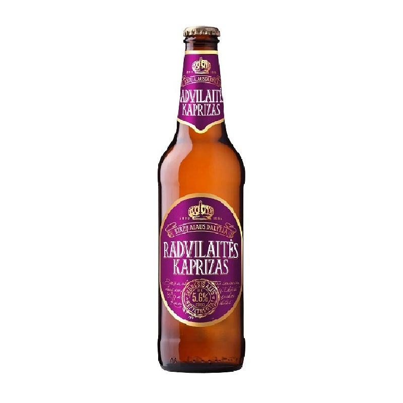 Beer Radvilaitės kaprizas nefiltruotas su kardamonu 0.5L 5.6%