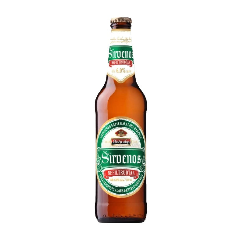 Beer Širvenos unfiltered 0.5L 6%