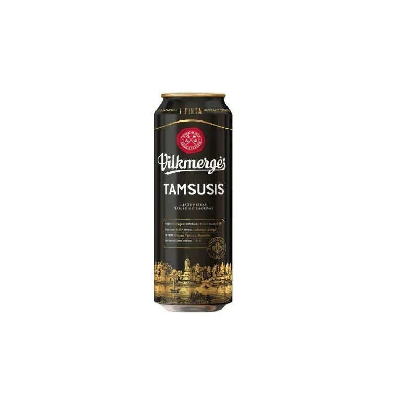 Beer Vilkmergės Premium Dark 5.0% 0.568 (can)
