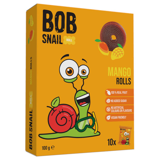 Bob Snail Natural Sweets Rolls Mango, 100g