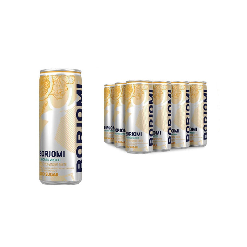 Mineral Water "Borjomi" Carbonated with Citrus and Ginger Aroma, 0.33L